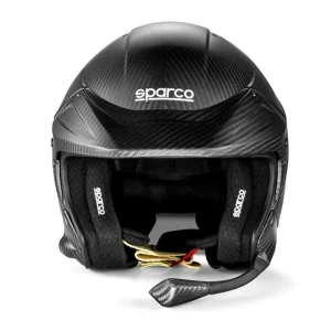 Poslední Šance Karbonová helma Sparco FLUX RJ-i Carbon, s interkomem a homologací FIA, barva černá