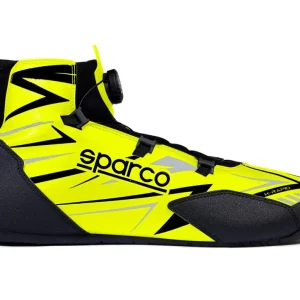 Kartingové boty Sparco K-RAPID s otočným mechanismem zapínání, s homologací FIA, barva žluto-černá Levný
