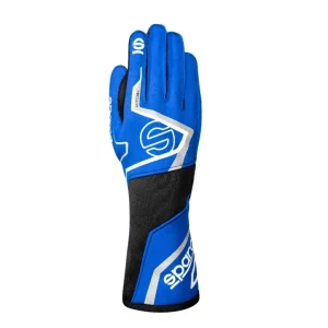Zlevněný Kartingové rukavice Sparco K-TIDE+, s homologací FIA, barva modro-černá