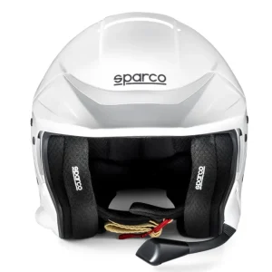 Sparco helma FLUX RJ-i, s interkomem a homologací FIA, barva bílá Akční Nabídka