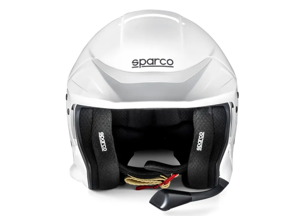 Sparco helma FLUX RJ-i, s interkomem a homologací FIA, barva bílá Akční Nabídka