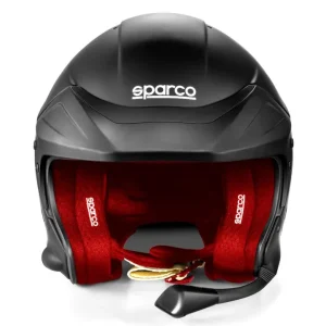 Sparco helma FLUX RJ-i, s interkomem a homologací FIA, barva černo-červená Akční Nabídka
