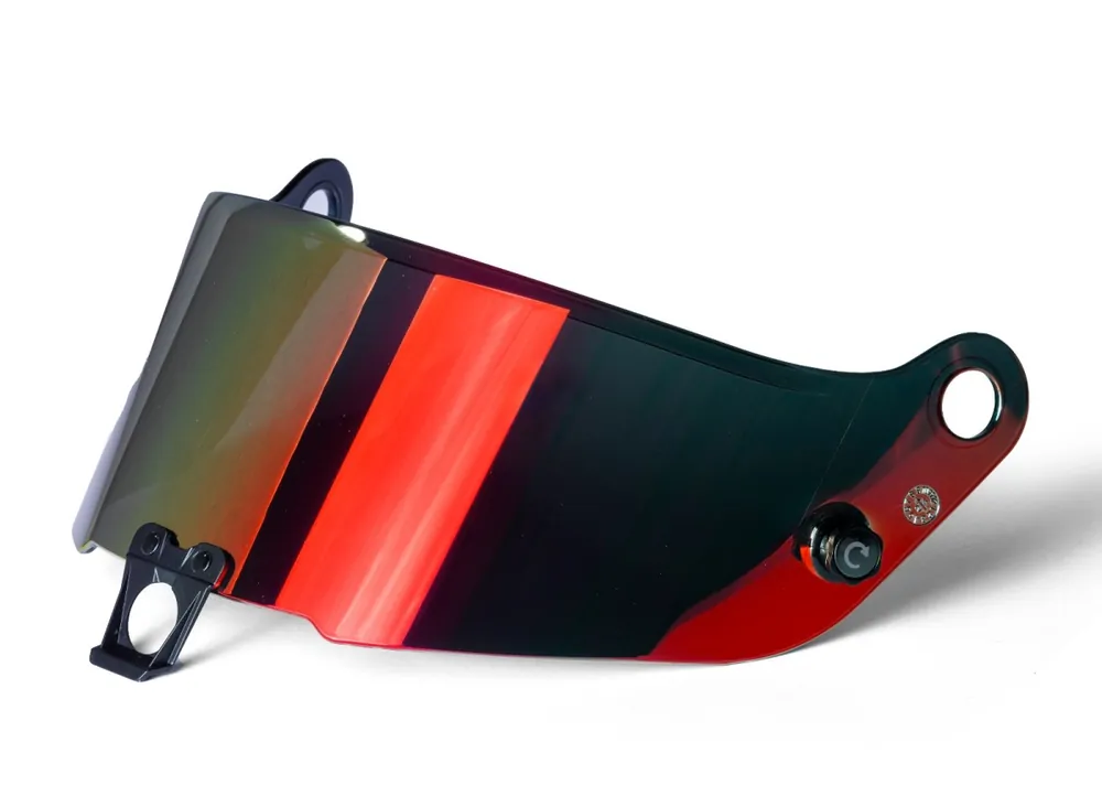 Sparco hledí pro helmu STEALTH / STEALTH RF / STEALTH RF Carbon, barva červená Originální