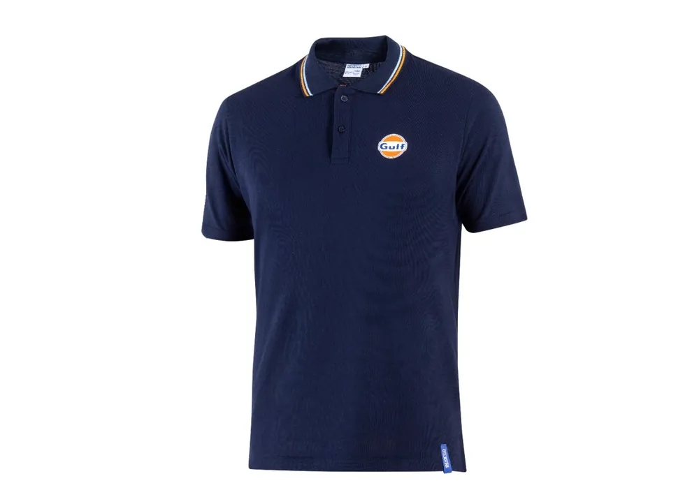 Sparco polo triko Gulf, barva modrá Rychlé Dodání