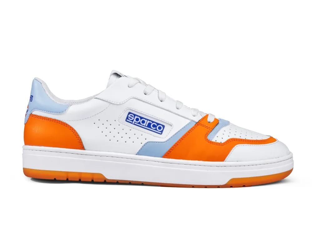 Volnočasové boty Sparco S-Urban Gulf, barva bílo-oranžová Nejlepší Cena