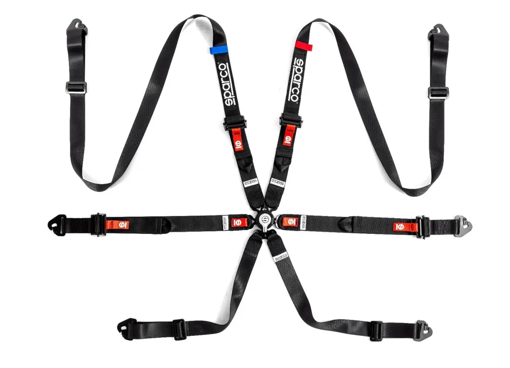 Závodní 6bodový pás Sparco PRO H-9 EVOLUTION Ihned K Objednání