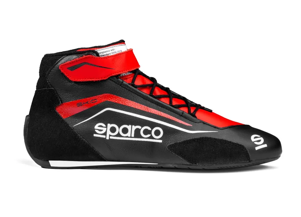 Závodní boty Sparco SKID, s homologací FIA, barva černo-červená Přímo Od Výrobce