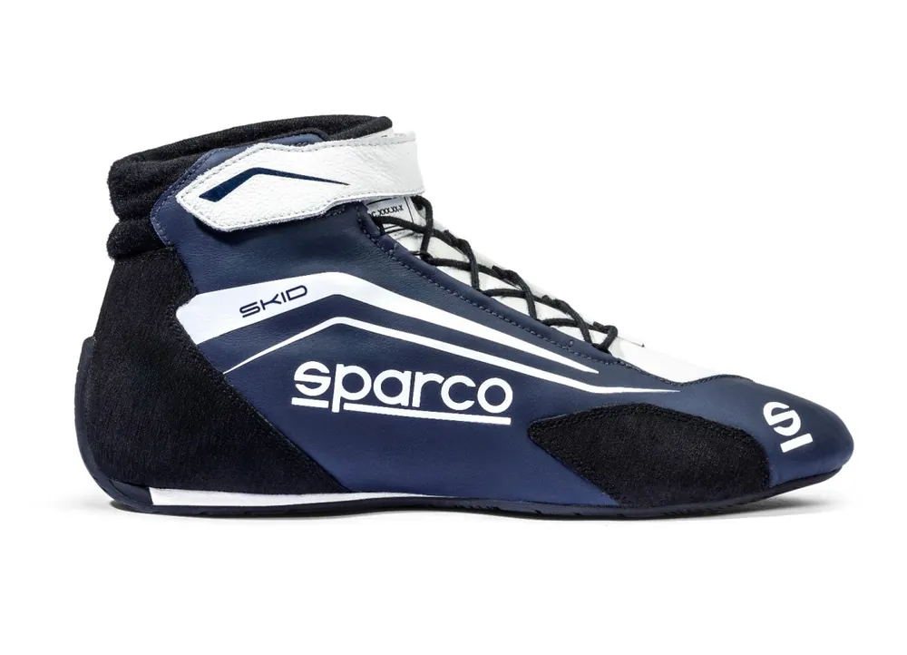 Oblíbený Závodní boty Sparco SKID, s homologací FIA, barva modro-bílá