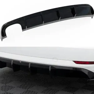 Expresní Doručení Audi A3 8V FL Sedan,vložka zadního nárazníku s dvojitou koncovkou na jedné straně, Maxton design