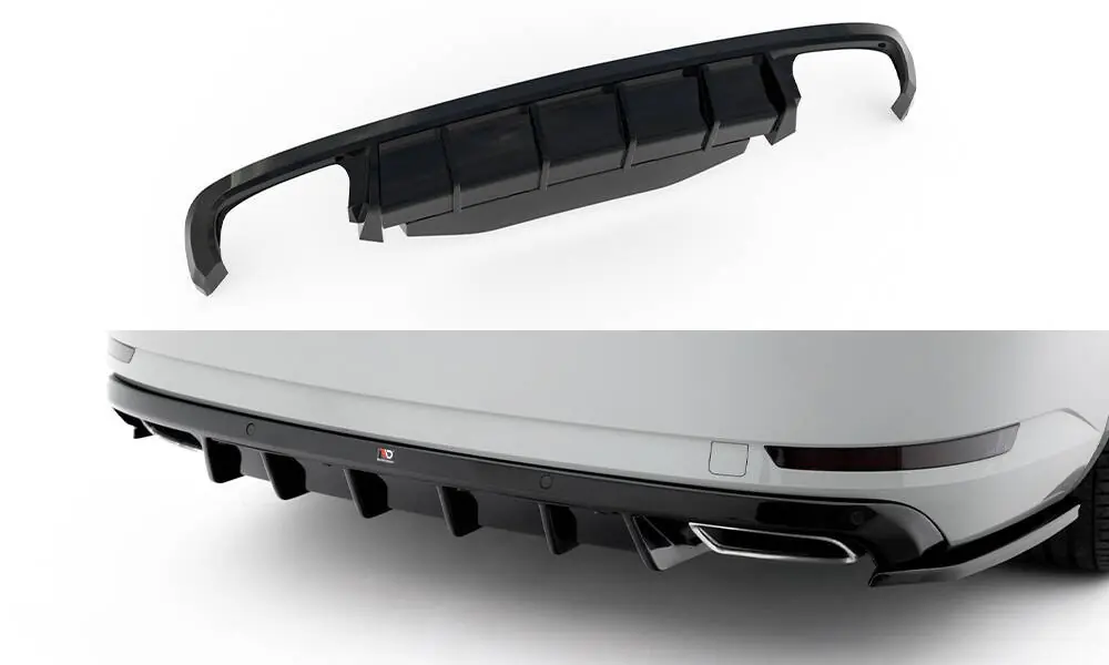 Cenově Výhodný Škoda Superb III Liftback/Combi 2015-2019, difuzor zadního nárazníku Maxton Design