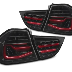 BMW E90 2009-2011 - zadní LED BAR světla ČERNÁ SEQ Vrácení Zdarma