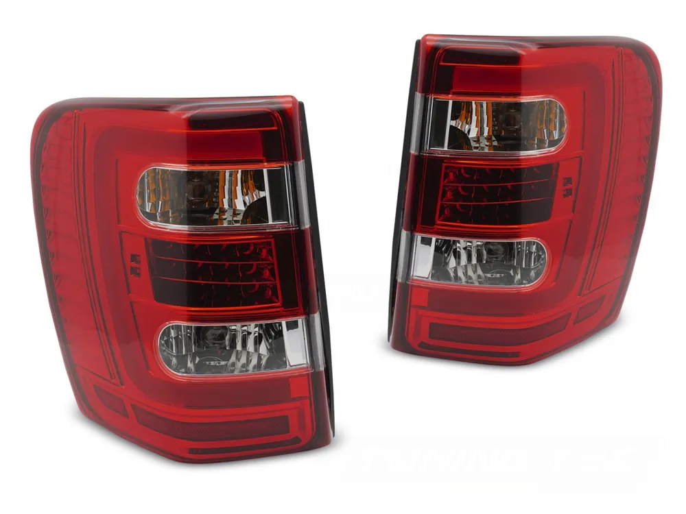 CHRYSLER JEEP GRAND CHEROKEE 99-05/2005 - zadní LED světla ČIRÁ Top Prodej