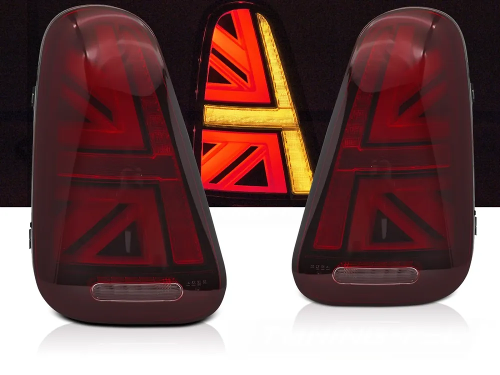 Originální Mini Cooper R50 / R52 / R53 2001-2006 - zadní LED světla ČERVENA