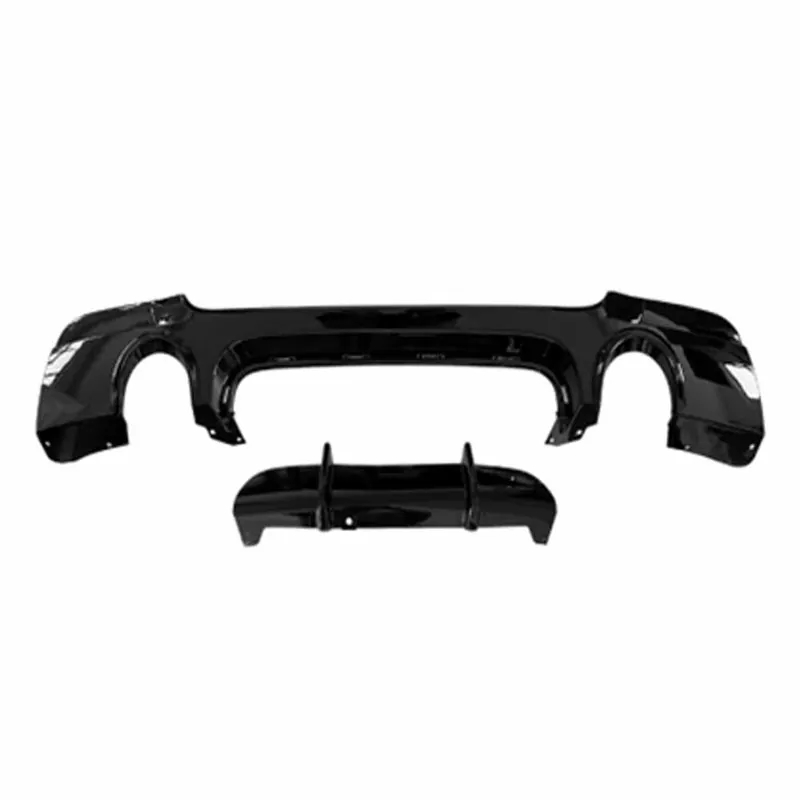 Nejprodávanější BMW 3 E92/E93 2006-2013, difuzor zadního nárazníku pro M-Pack nárazník s koncovkami na obou stranách ČERNÝ LESKLÝ