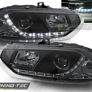 Přední čirá LED světla Alfa Romeo 156 (1997 - 2003) - černé Nízká Cena