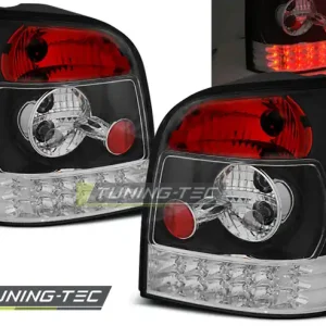 Zlevněný Zadní čirá LED světla Audi A4 Avant (1996 - 2001) - černé
