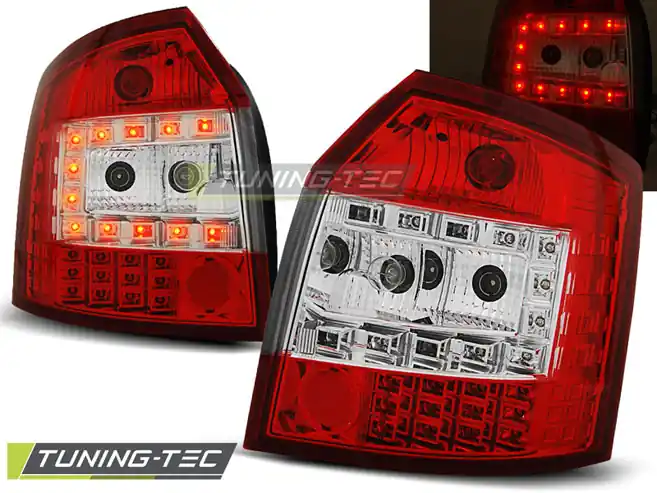 Zadní čirá LED světla Audi A4 Avant (2001 - 2004) Nová Kolekce