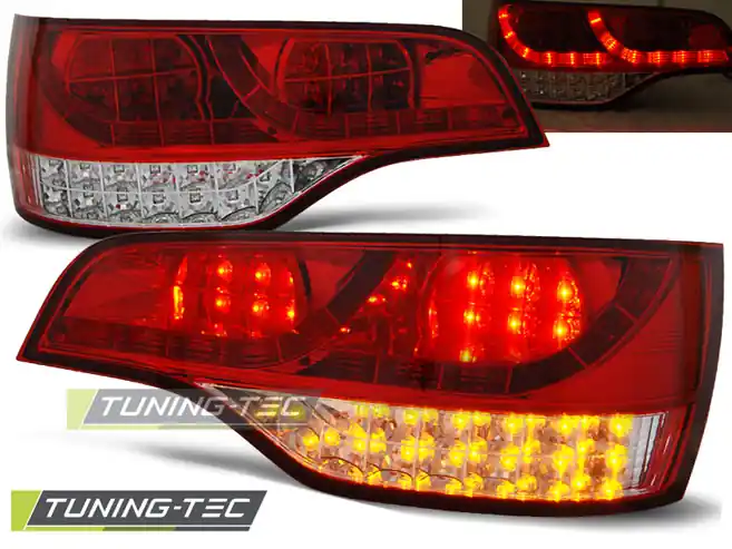 Ověřený Zadní čirá LED světla Audi Q7 (2005 - 2009) - červené