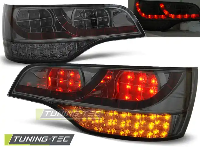 Zadní čirá LED světla Audi Q7 (2005 - 2009) - kouřové Ověřený