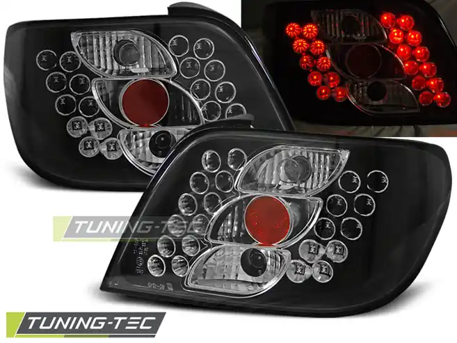 Akce Zadní čirá LED světla Citroën Xsara (1997 - 2004) - černé