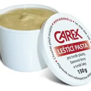 Leštící pasta CAREX na opravu plexi světlometů, 150 g Jen Po Omezenou Doba