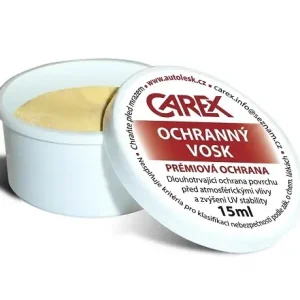 Ochranný karnaubský vosk CAREX na ochranu plexi povrchu po renovaci, 15 ml Nejprodávanější