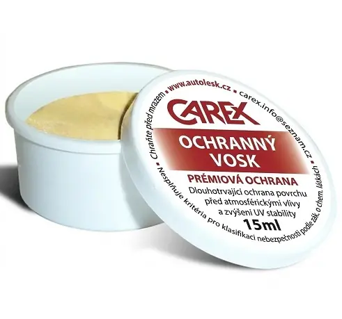 Ochranný karnaubský vosk CAREX na ochranu plexi povrchu po renovaci, 15 ml Nejprodávanější
