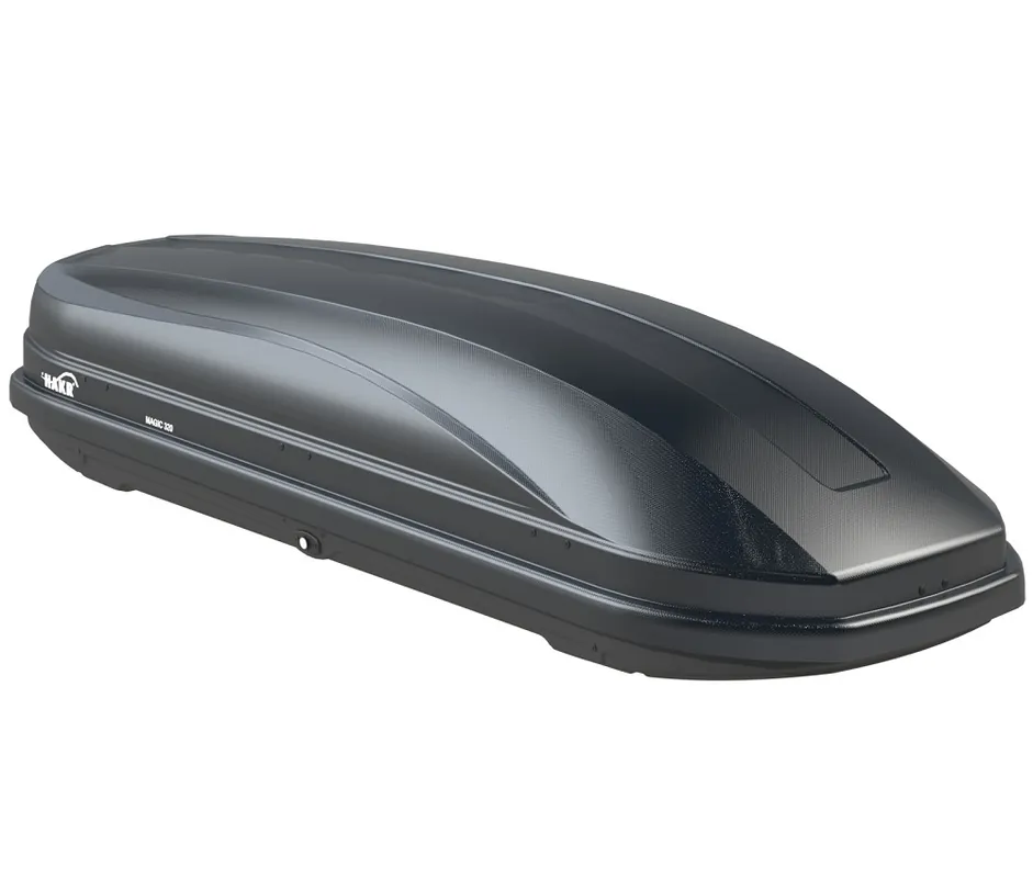 Střešní box HAKR Magic Line 320 (objem 320 litrů) imitace karbonu Oblíbený