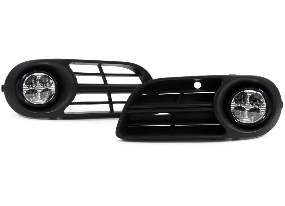 Denní svícení Škoda Fabia I (2004 - 2008) - 4 LED kulaté s mřížkou Originální