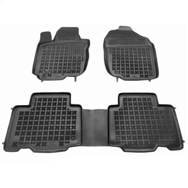 Bezpečná Platba Gumové autokoberce Toyota RAV4 III (2005 - 2012) zvýšený okraj REZAW