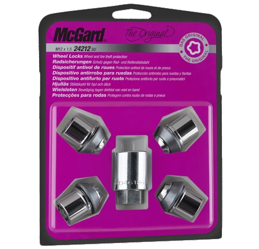 Výhodná Nabídka Bezpečnostní matice McGard M12 x 1,5 (kuželové plovoucí sedlo) - McGard 24212
