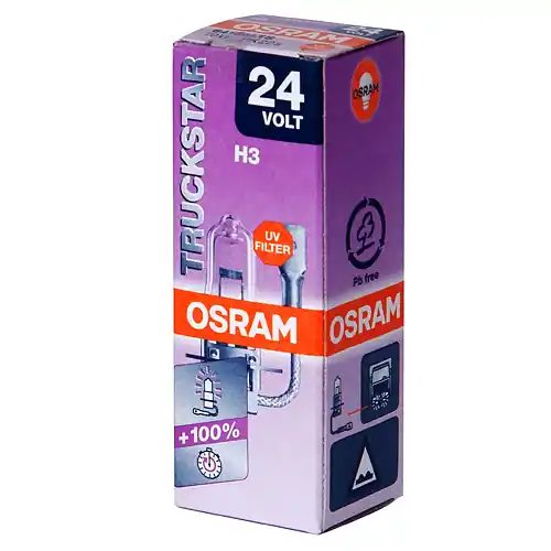 Žárovka H3 OSRAM TRUCKSTAR +100% 70W 24V, 1 ks Super Cena