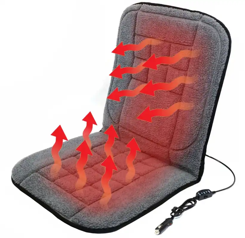 Vyhřívaný potah sedadla 12V COMPASS TEDDY, zateplený Pouze Dnes