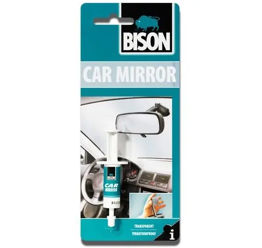 Vrácení Zdarma Lepidlo na vnitřní zpětná zrcátka Bison Car Mirror - 2 ml