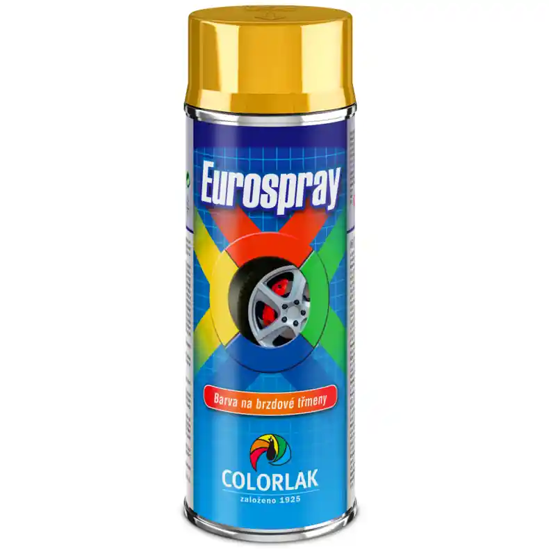 Barva na brzdové třmeny a bubny - žlutá (400 ml) - Colorit Nízká Cena